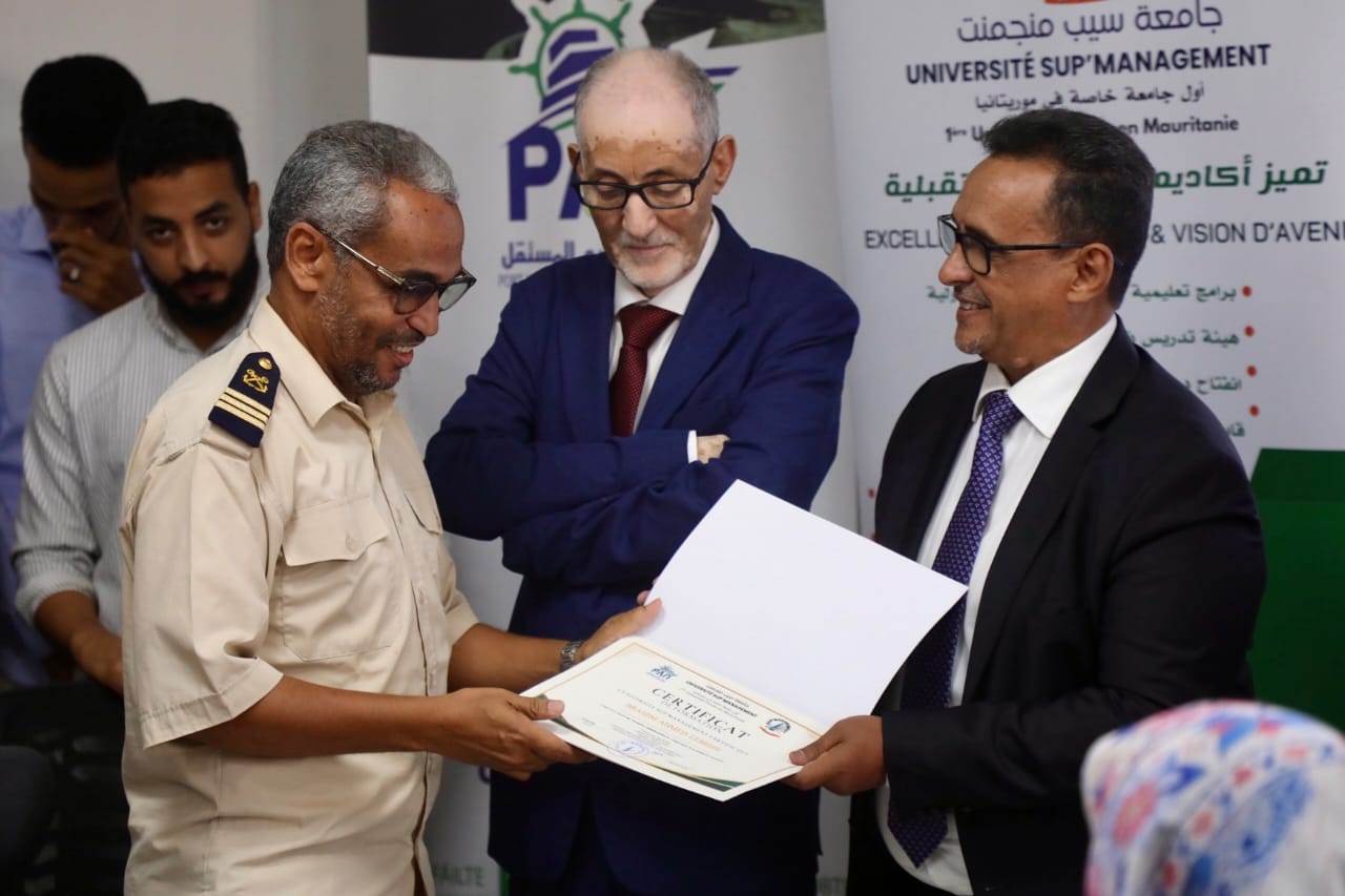 Le Port Autonome de Nouadhibou accueille la cérémonie de remise des certificats de formation professionnelle pour ses employés