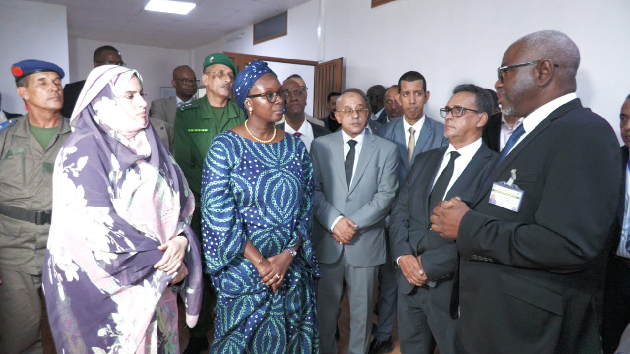La ministre de la pêche et des infrastructures maritimes et portuaires visite le Port Autonome de Nouadhibou